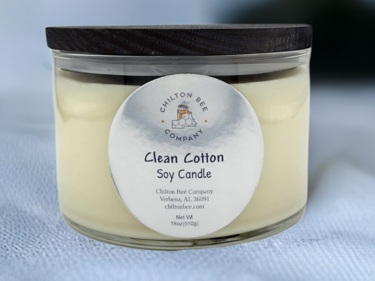 3 Wick Soy Candle Natural Soy Wax - Chilton bee company