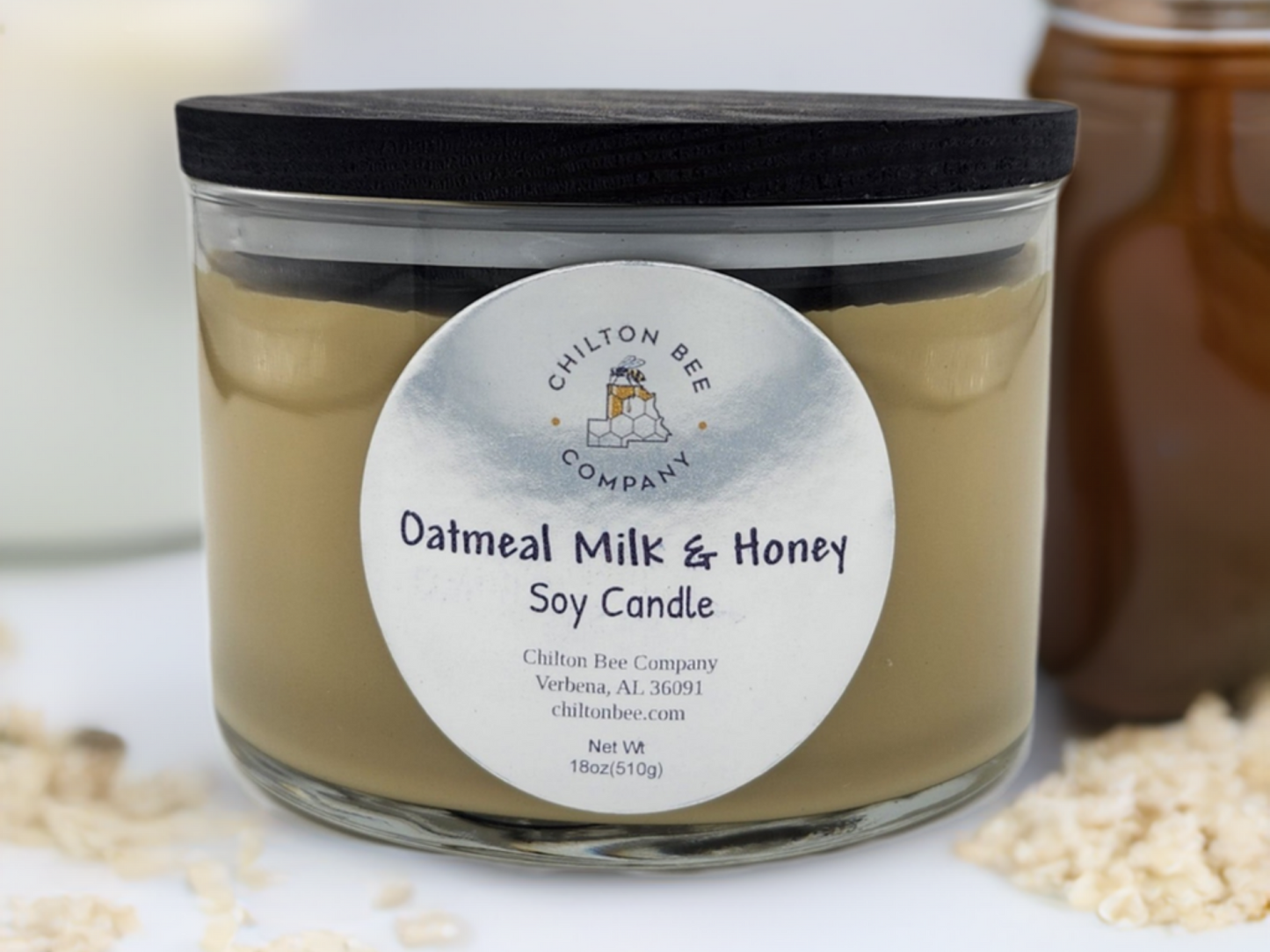 3 Wick Soy Candle Natural Soy Wax - Chilton bee company