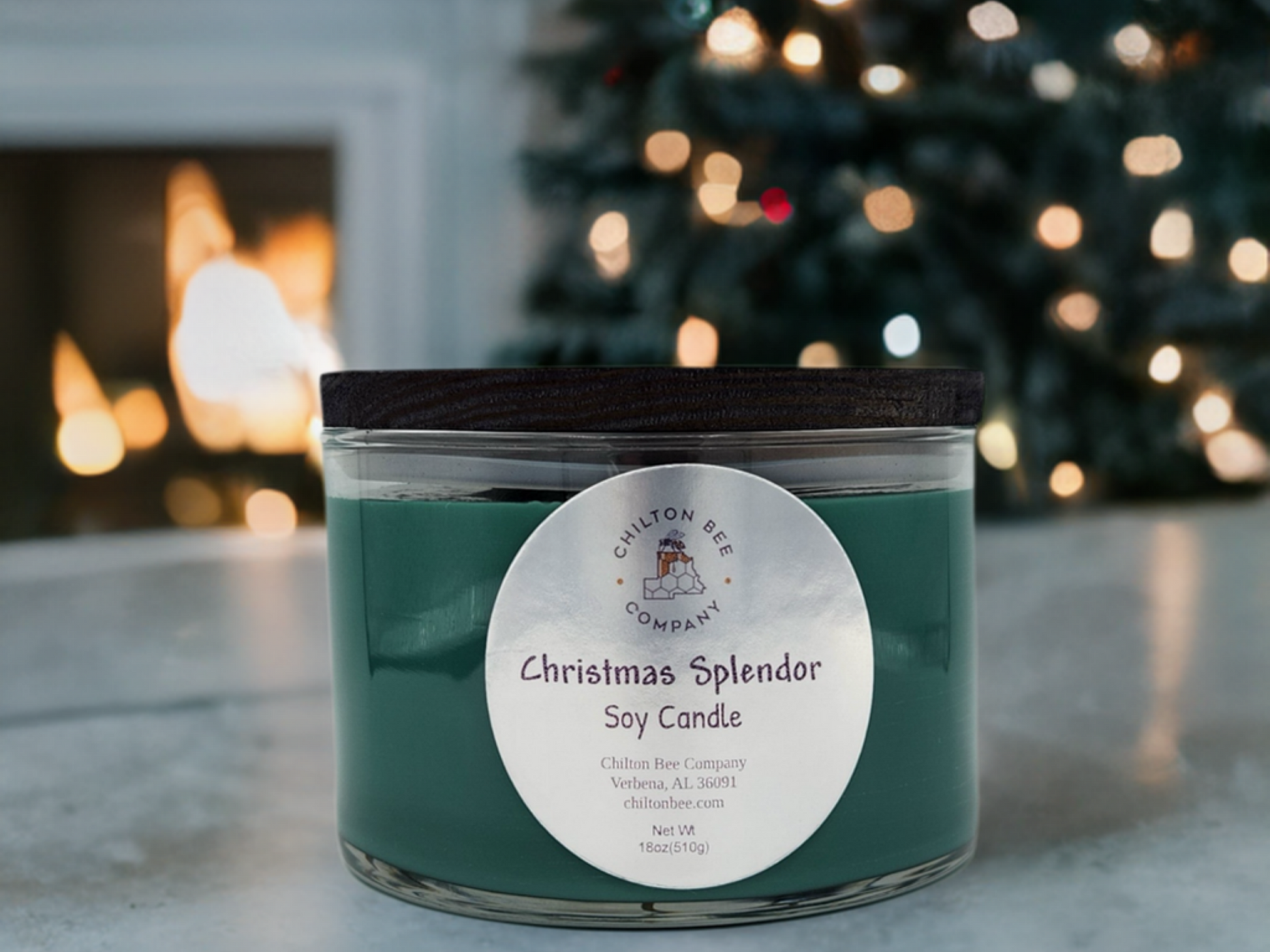 3 Wick Soy Candle Natural Soy Wax - Chilton bee company 